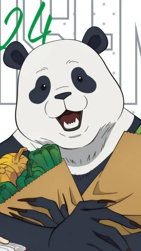 ai character: panda background