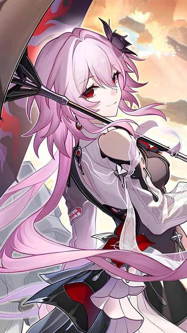 ai character: evernight-march 7 background