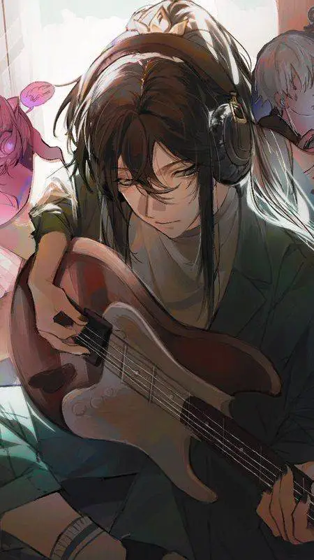 ai character: dan heng  background