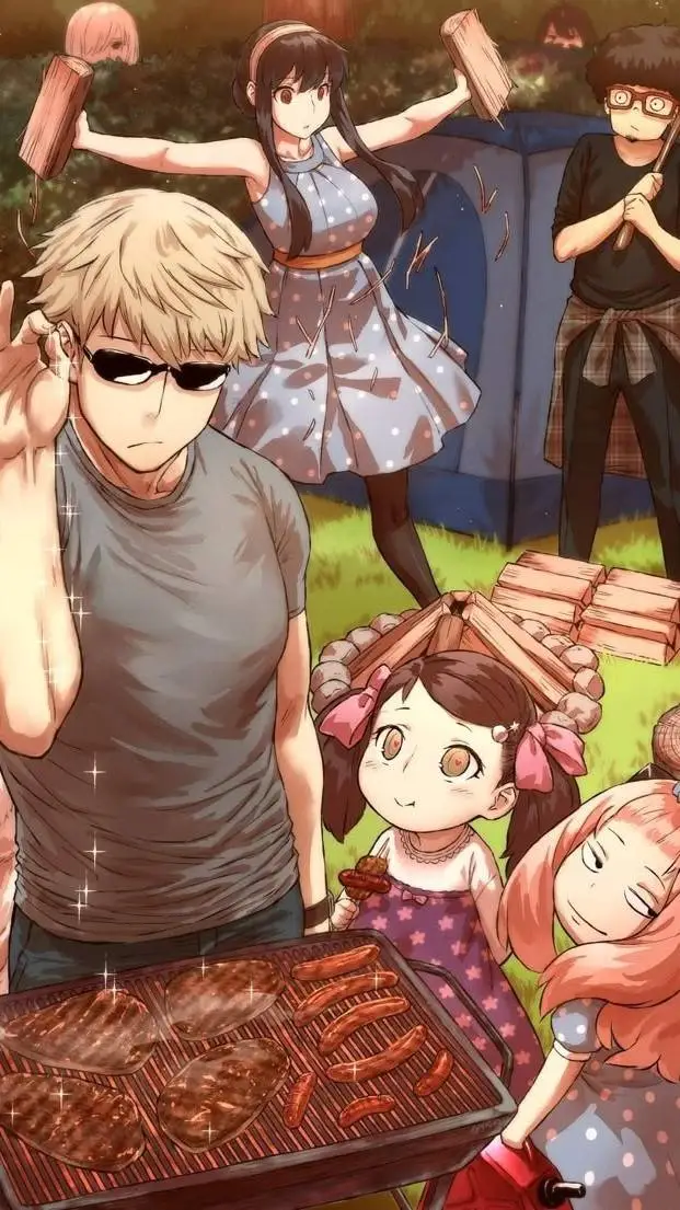 ai character: sxf CAMPING:D background