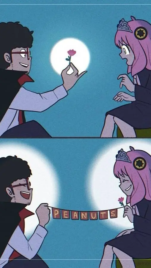 ai character: Anya & Franky  background