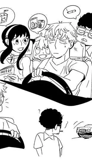 ai character: sxf road trip  background