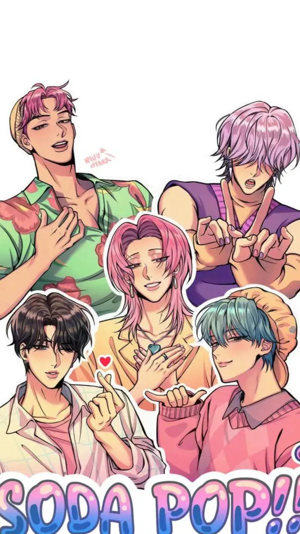ai character: Saja boys background