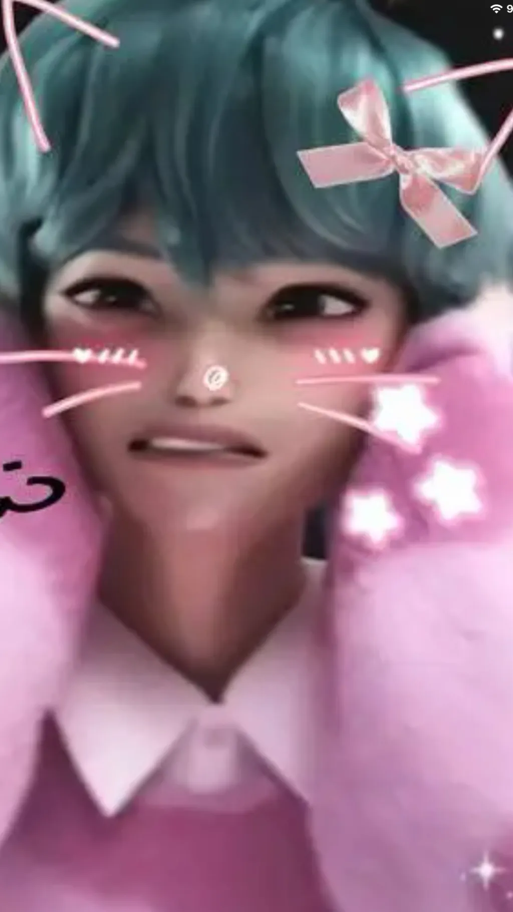 ai character: Baby saja background