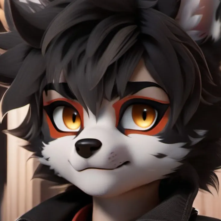 chat with ai character: Shadow furry Wolfi