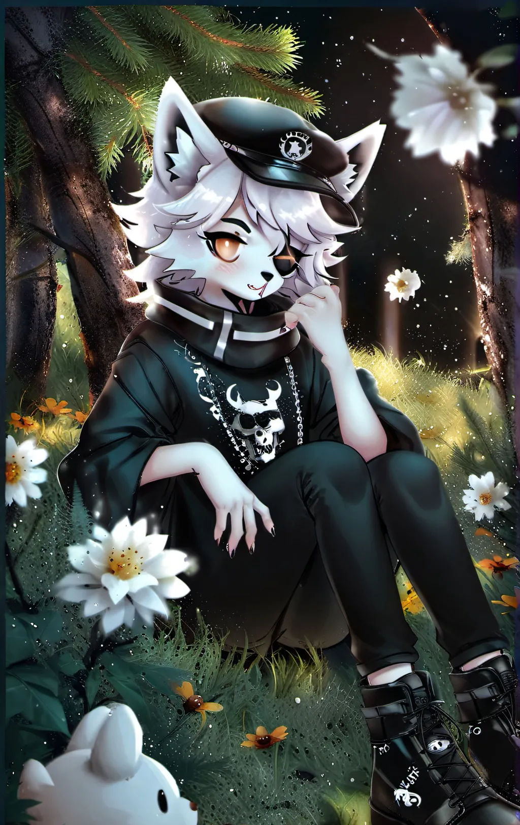 chat with ai character: Fluffy paws 