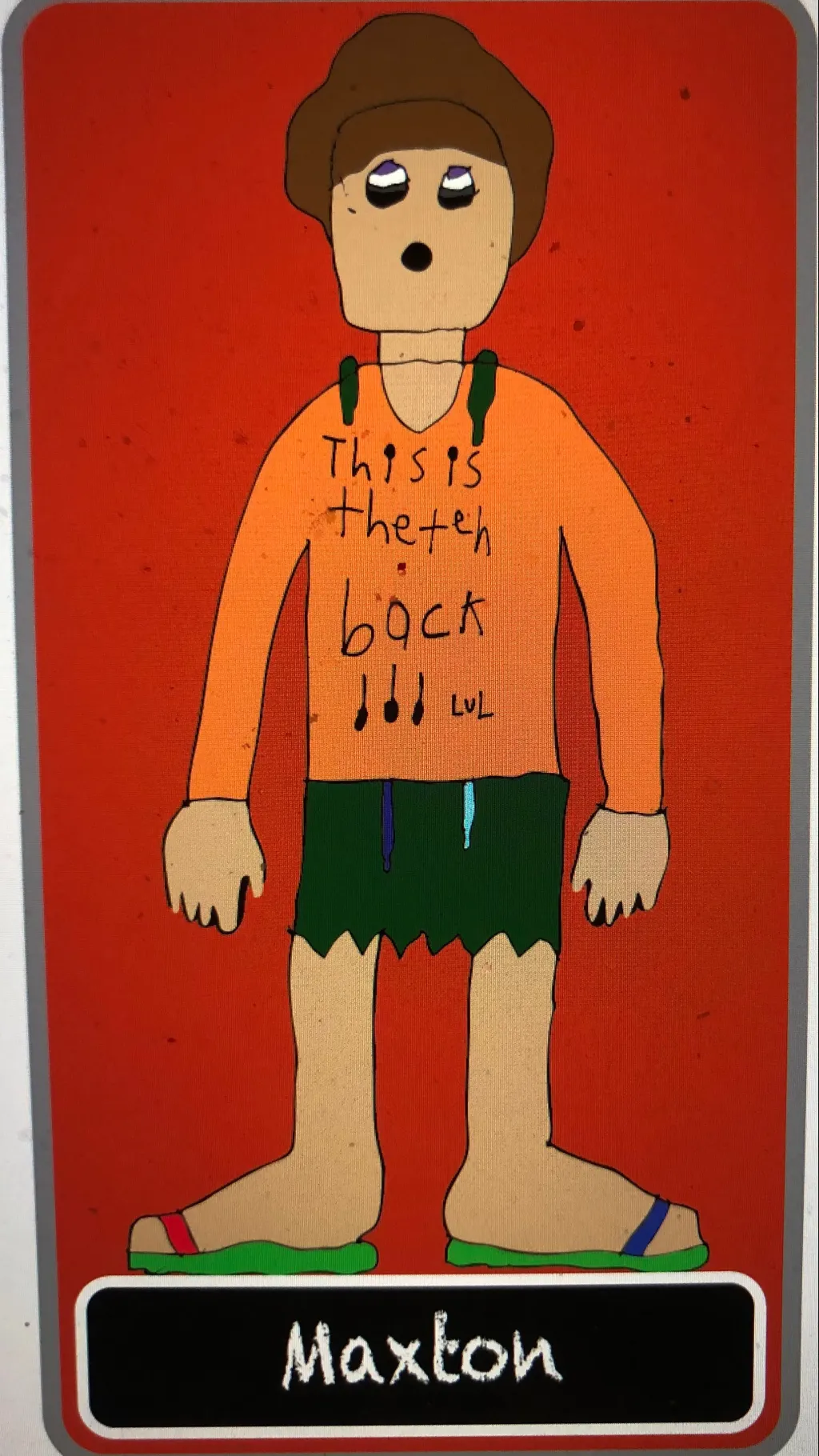 ai character: Maxton background