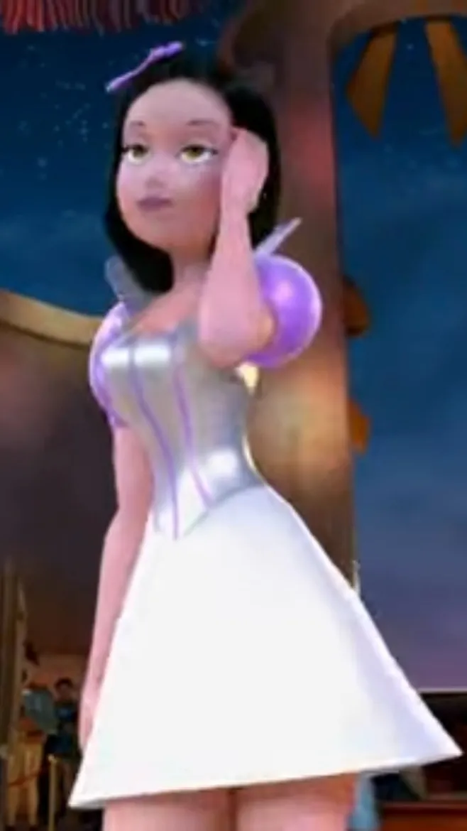 ai character: Snow White background