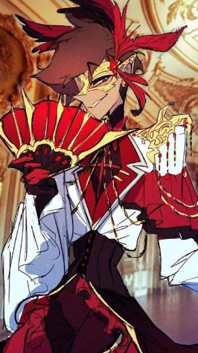 ai character: Prince alastor ❤️📻 background