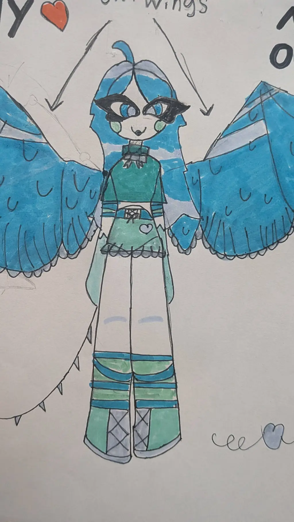 ai character: 🩵 Molly🩵 background