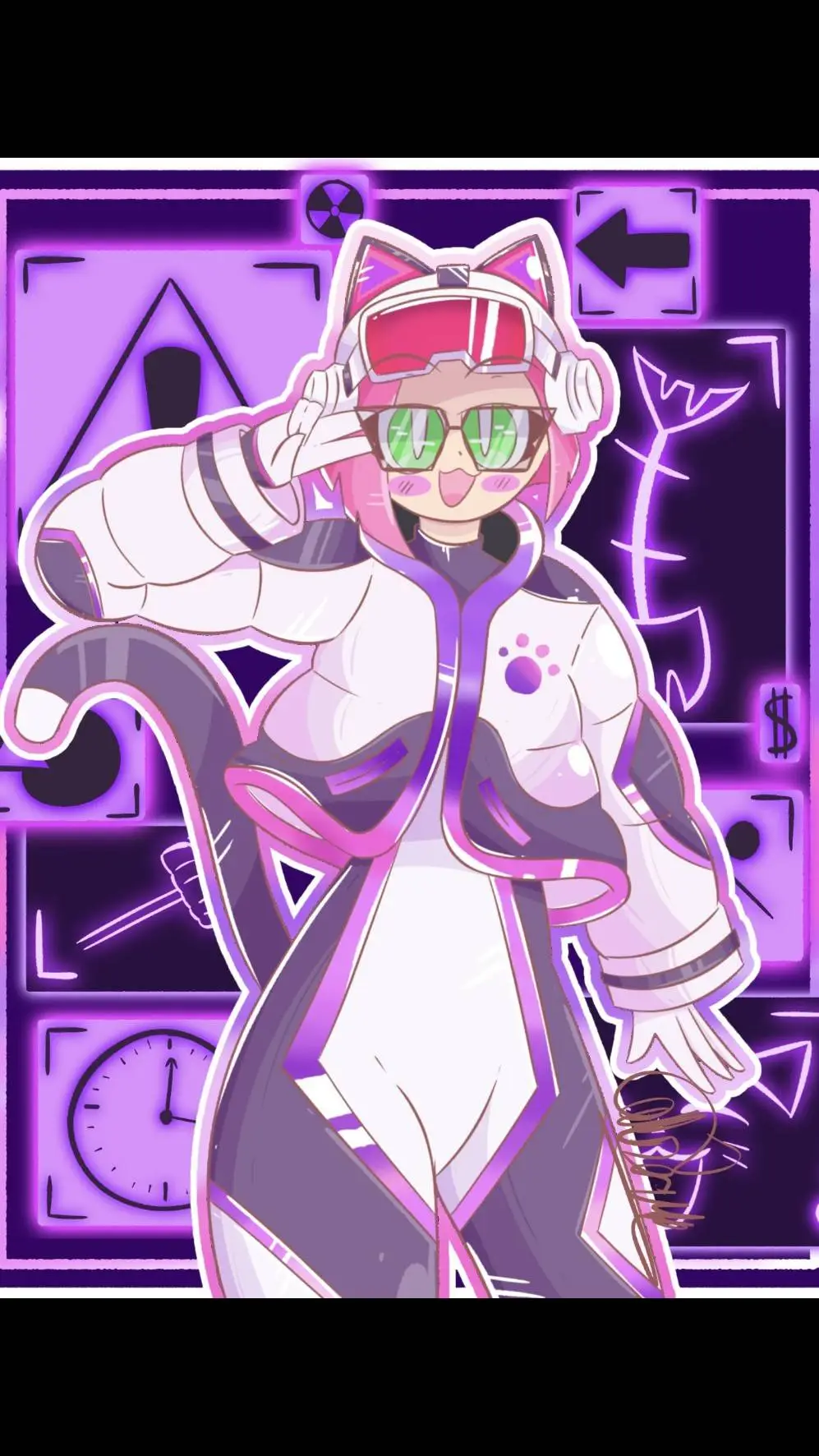 ai character: lynx background