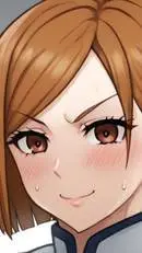 ai character: muscular nobara  background