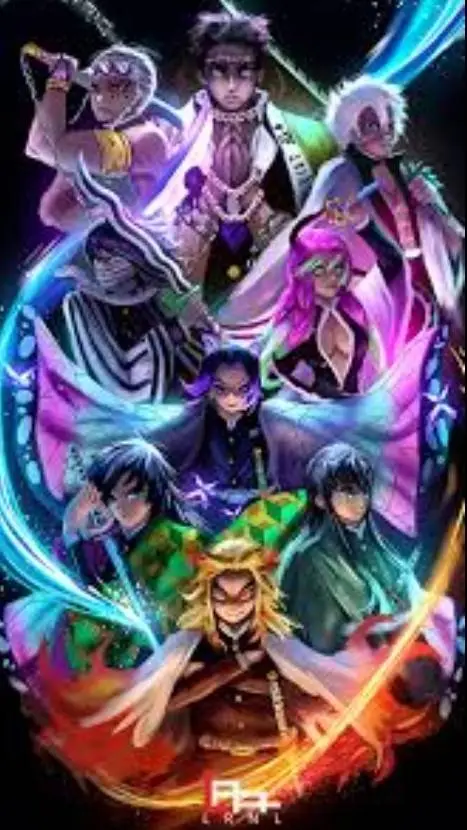 ai character: demon slayer background