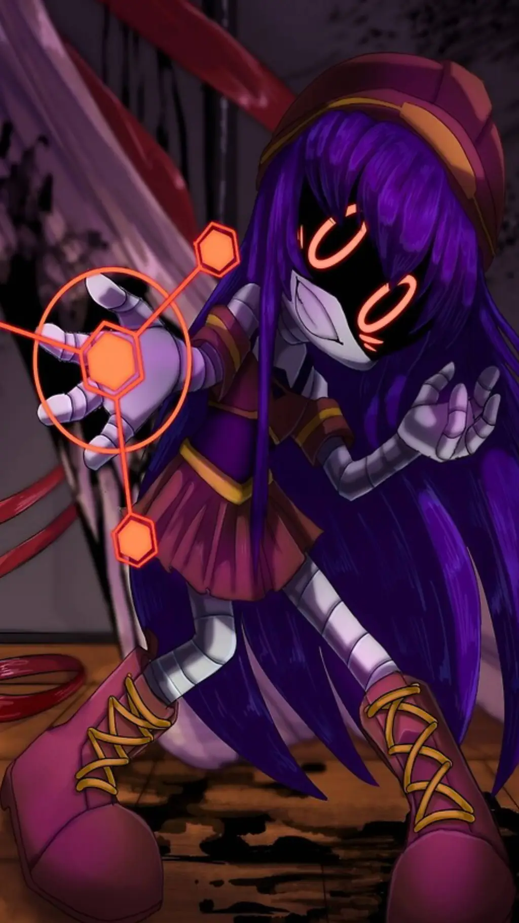 ai character: doll from md background