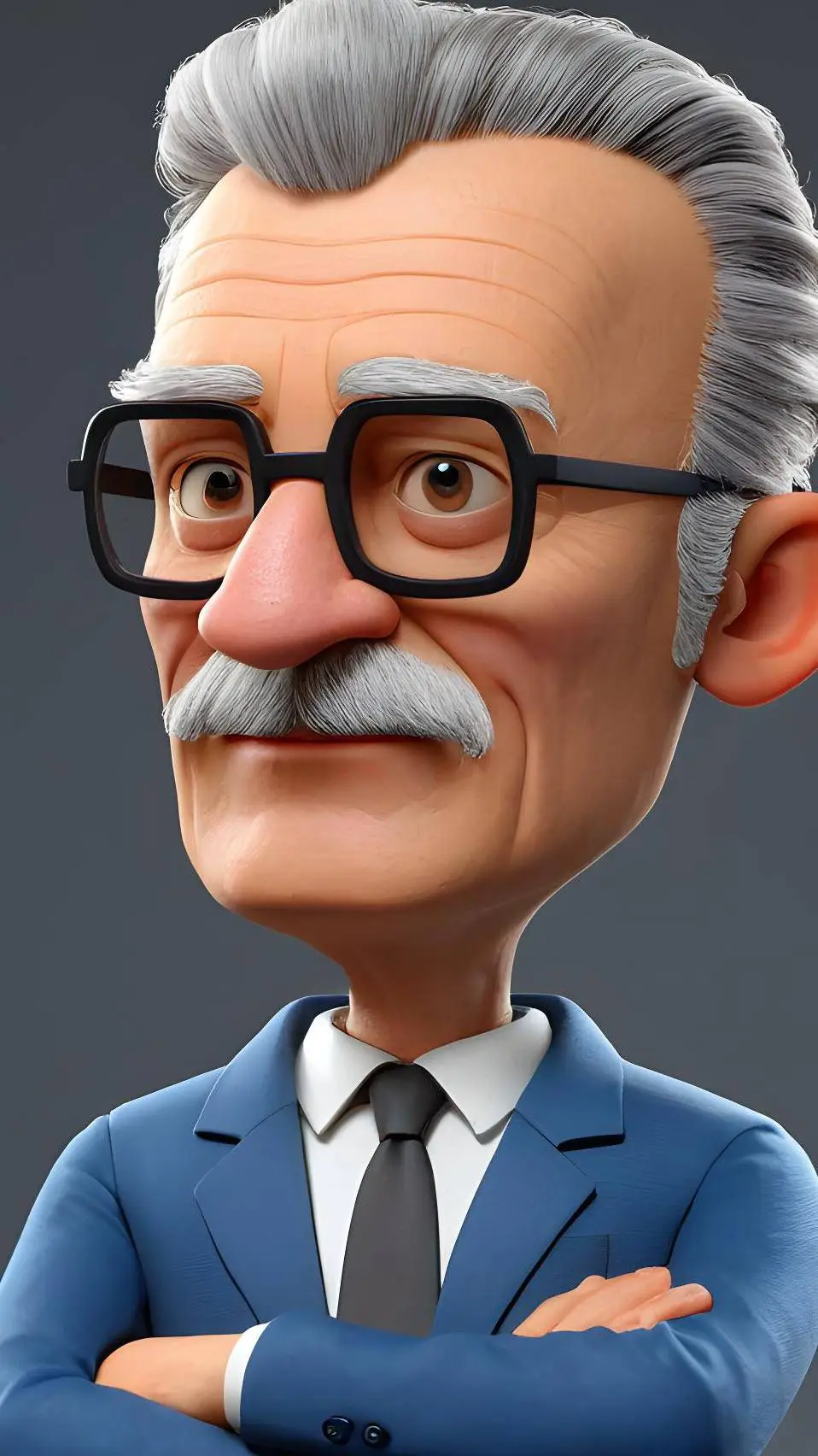 ai character: rich grandpa background