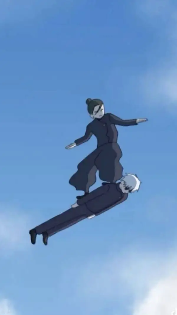 ai character: gojo and geto jjk background