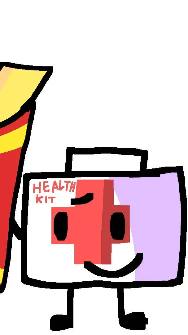 ai character: Health kit bfdi background