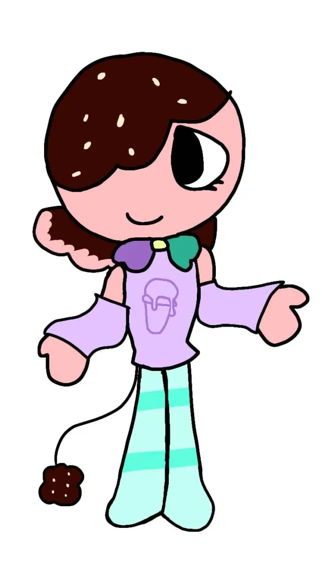 ai character: Choco-berry Almond background