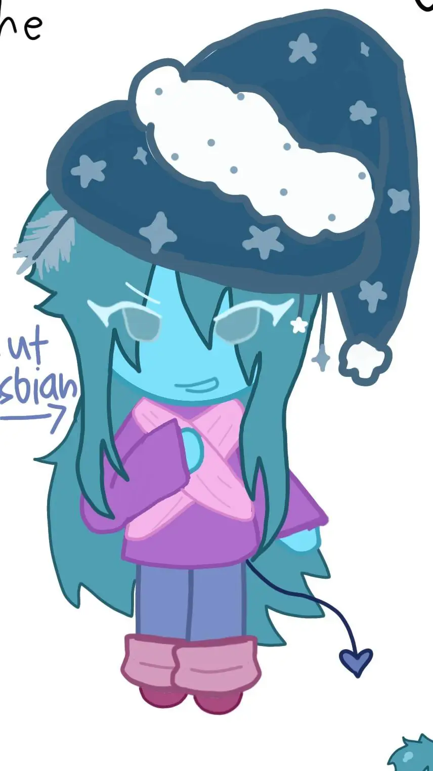 ai character: Starry Night background