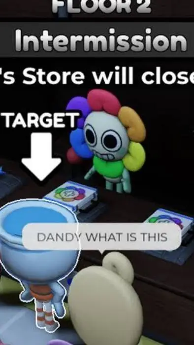ai character: Dandys world Grrr background