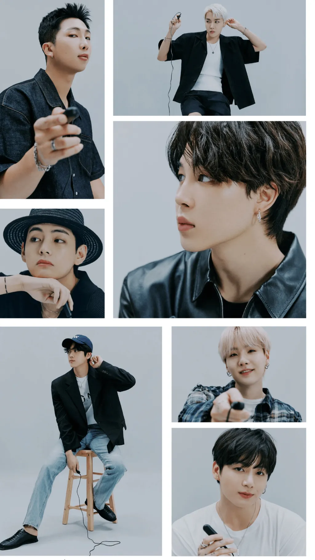 ai character: BTS  background