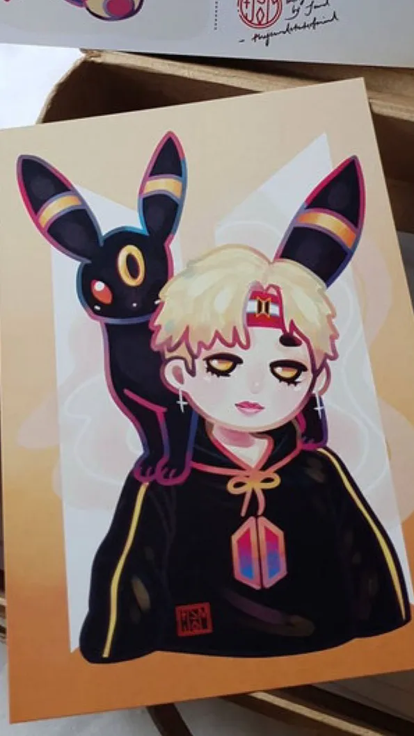 ai character: Yoongi (Suga) background