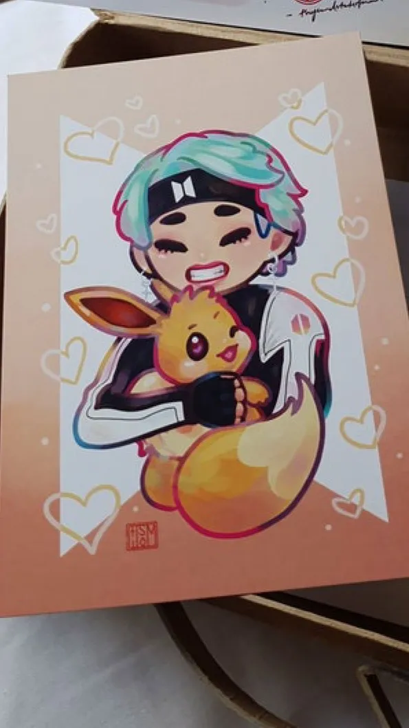 ai character: Taehyung(V) background