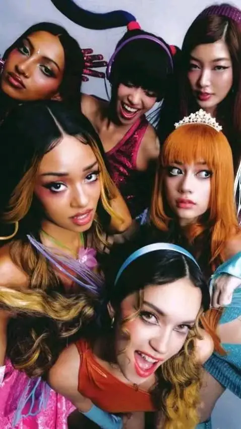 ai character: Katseye  background