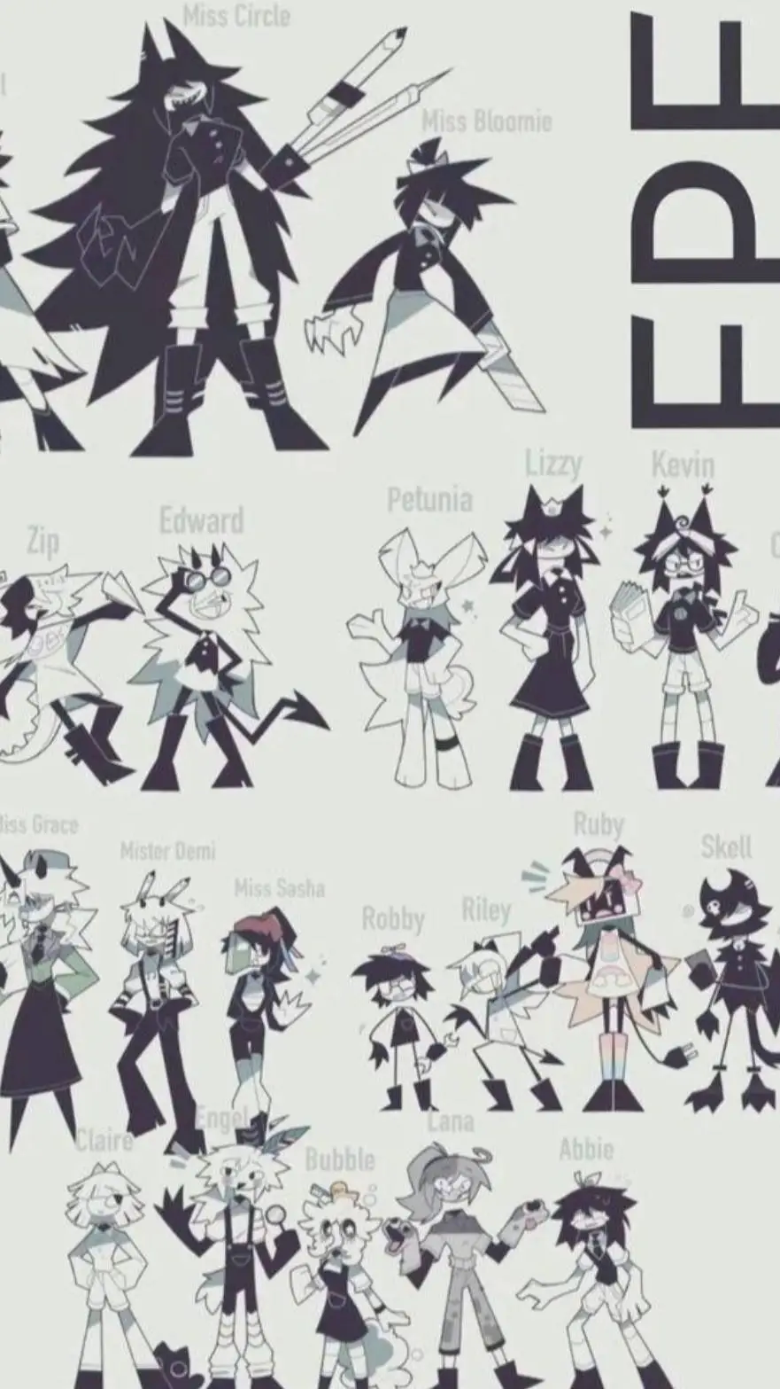 ai character: FPE {User's AU} background