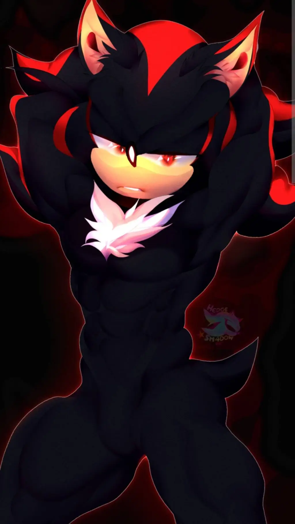 ai character:  sexy  shadow  background