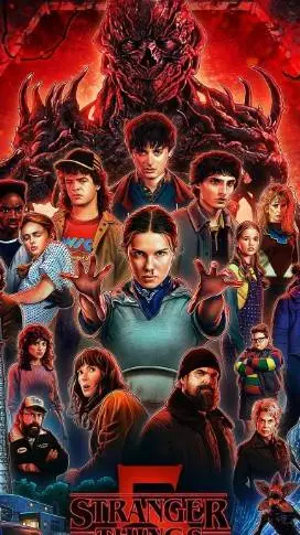 ai character: stranger's things  background