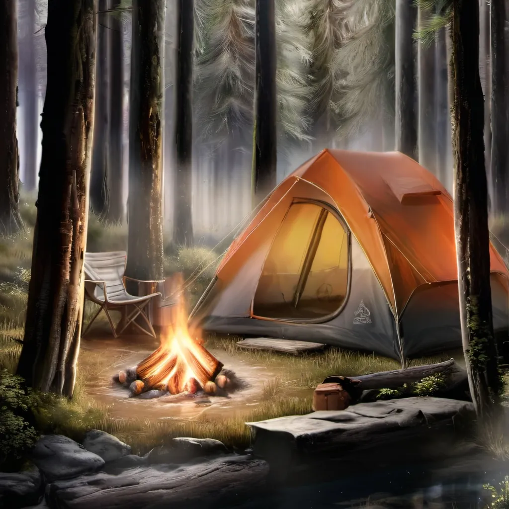 chat with ai character: HH camping 