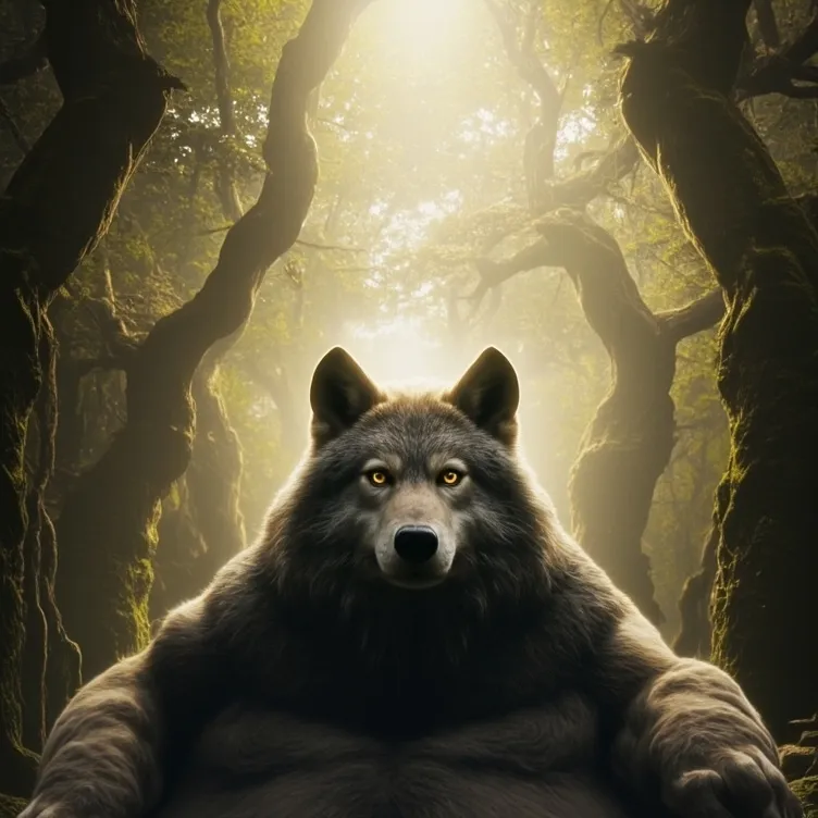 chat with ai character: fat wolf 