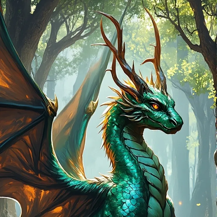 chat with ai character: female dragon