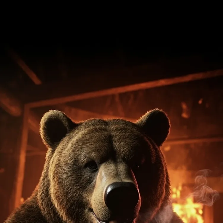 chat with ai character: smoking bear 