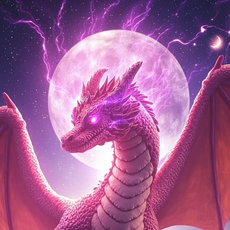 chat with ai character: pink Dragon gared