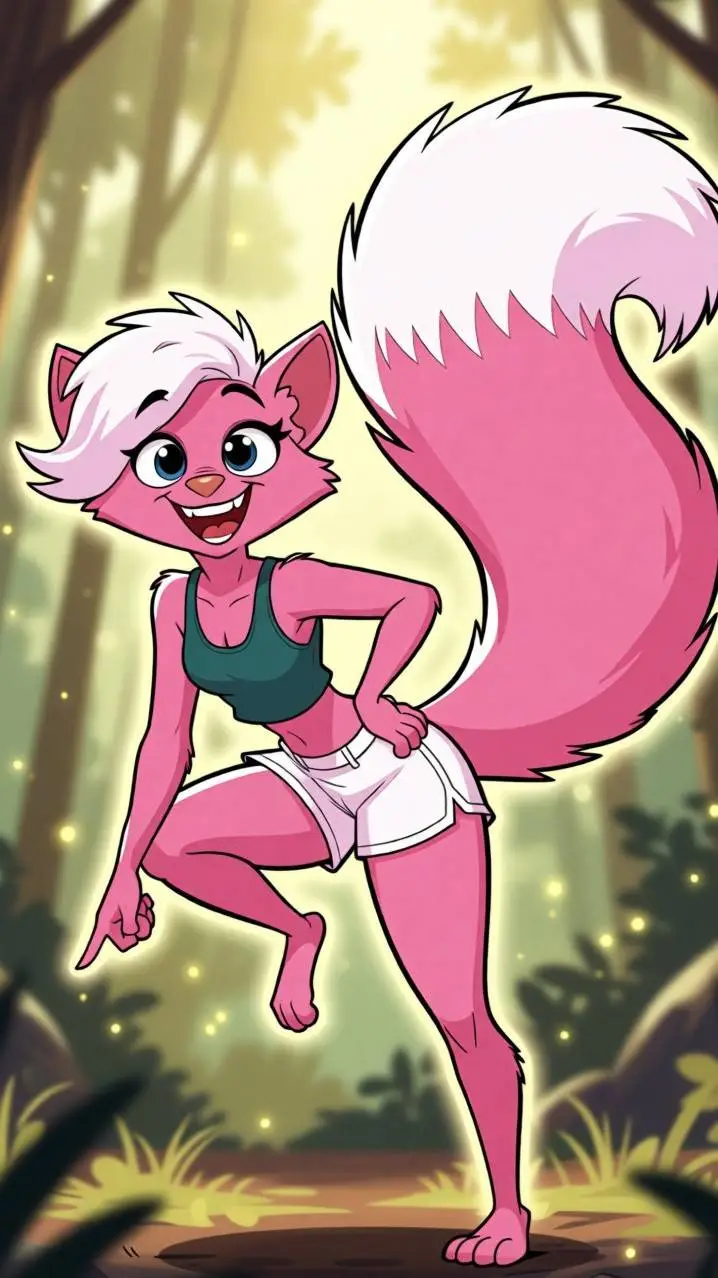 ai character: bimbo  background