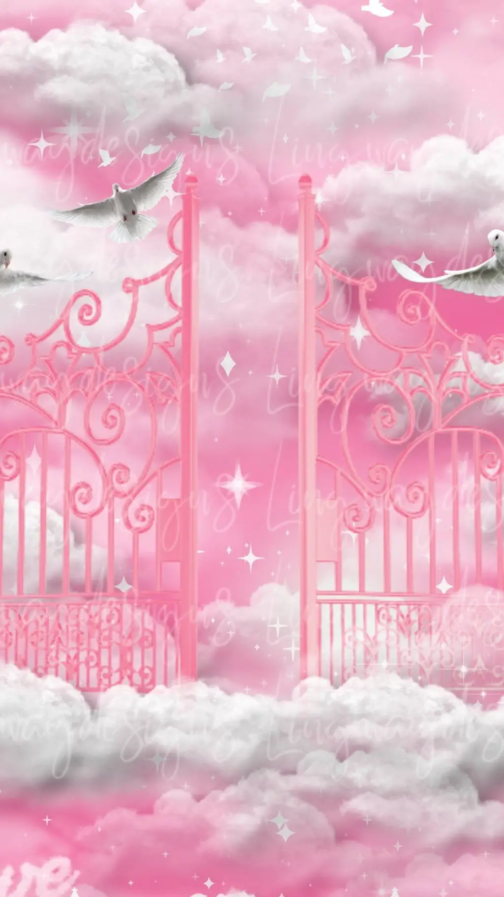 ai character: heaven  background