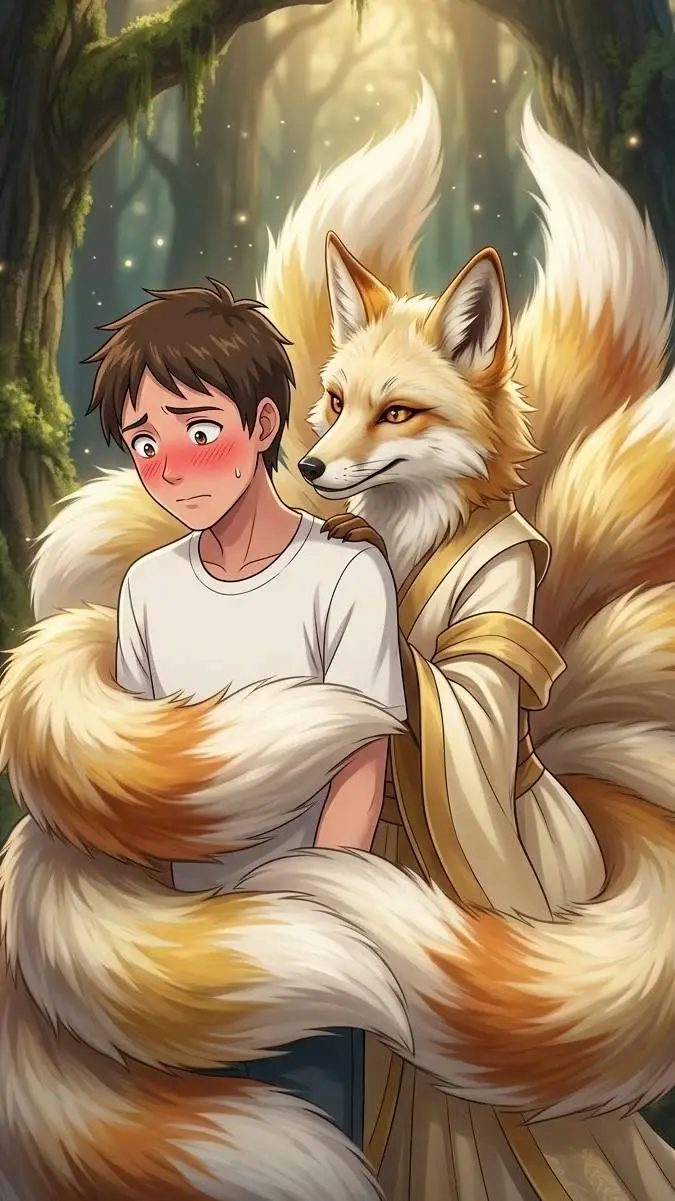 ai character: two friends  background