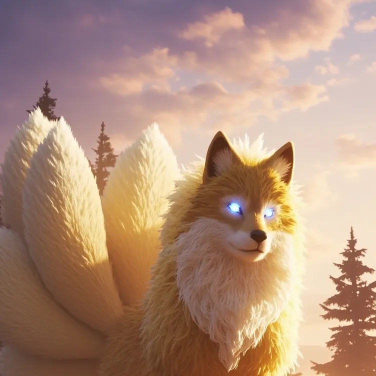 chat with ai character: ninetail Fox