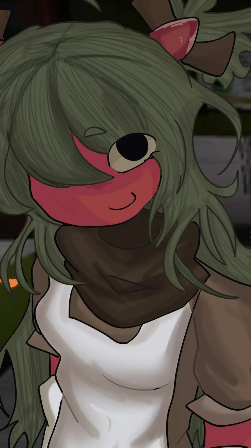 ai character: Raspberry  background