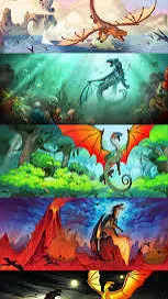 ai character: Wings of fire  background