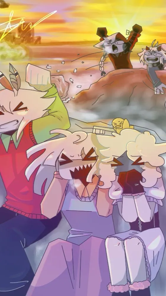 ai character: FPE CHRISTMAS background