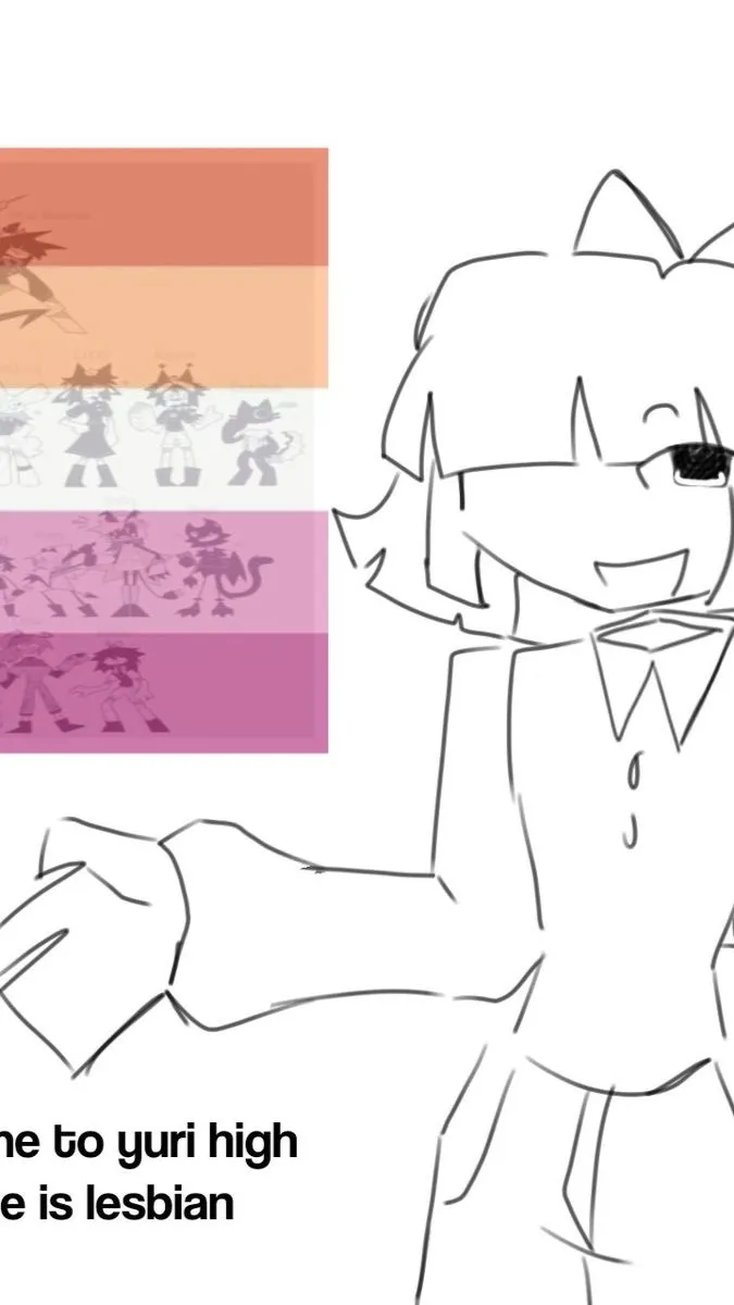 ai character: FPE pride month background