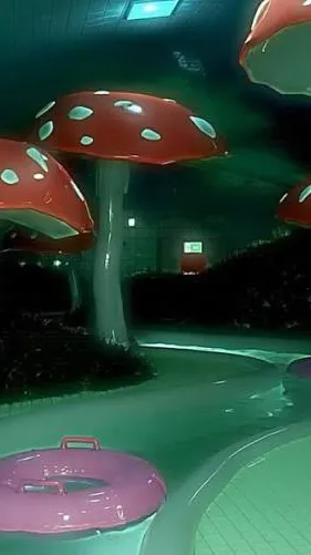 ai character: Weridcore~👁️🍄 background