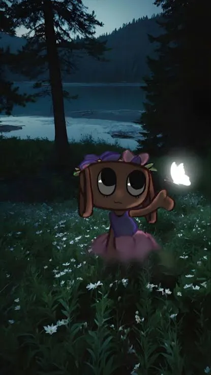 ai character: Dandy’s world~! background