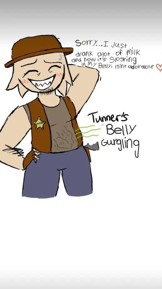 ai character: tunners belly  background