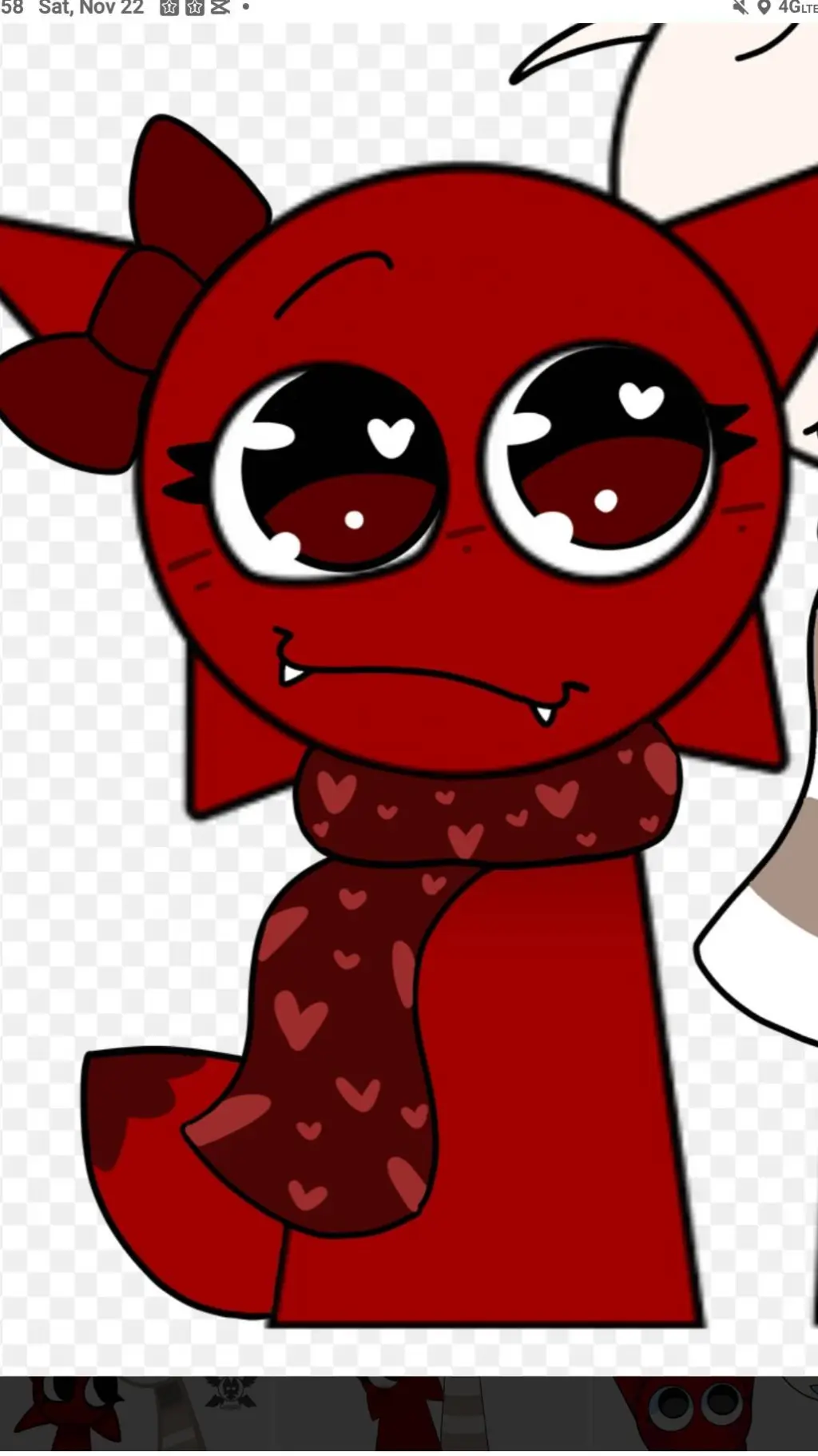 ai character: mroona helping  background