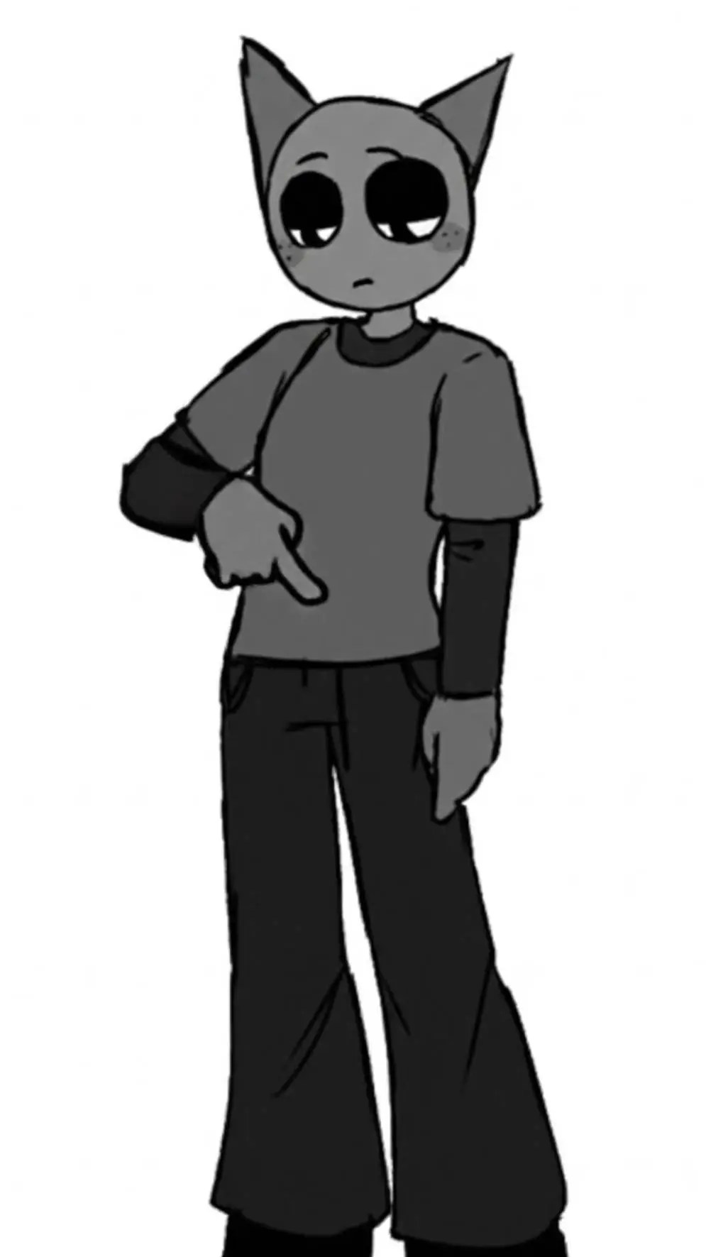 ai character: grey x Carlos  background