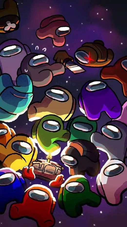 ai character: •Among us• background